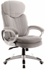 Кресло руководителя Everprof Boss Т, обивка: текстиль, цвет: серый